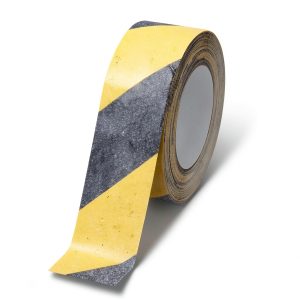 Qingluan Anti Slip Tape, Safety Non Slip Tape Outdoor Waterproof, High Adhesive Grip Tape for Stairs, Tread Step, Ramp, Skateboard, Caution to Keep from Slipping (Yellow/Black, 2 Inch x 33 Foot)-0