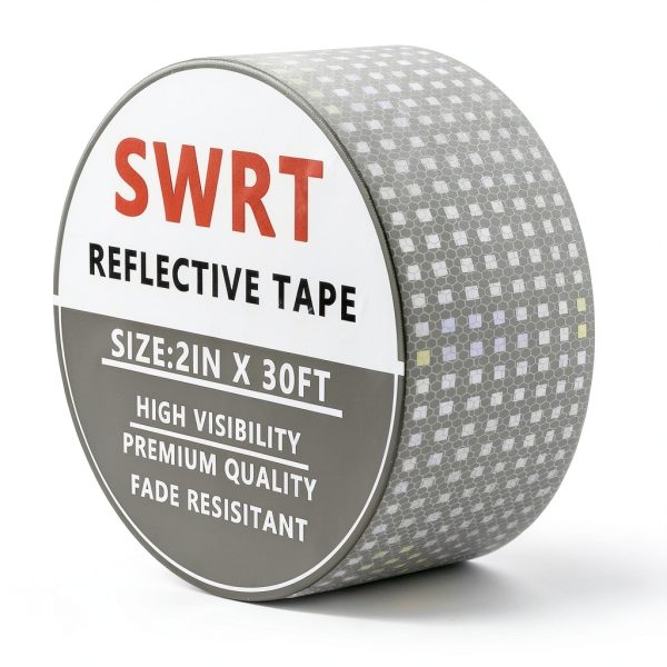 SWRT Reflective Tape 2" x 30ft Shining Star Fade-Resistant Safety Tape-0