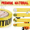 SWRT 1 Roll Premium Yellow Caution Tape 3in x 1000ft Safety Tape-8